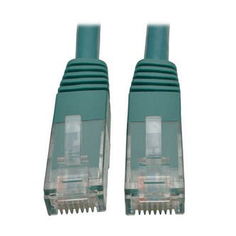 Eaton Cat6 Cable (RJ45 M/M),PoE,Green,7 ft.