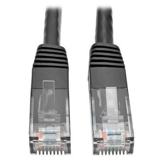 Eaton Cat6 Cable (RJ45 M/M),PoE,Black,10 ft.