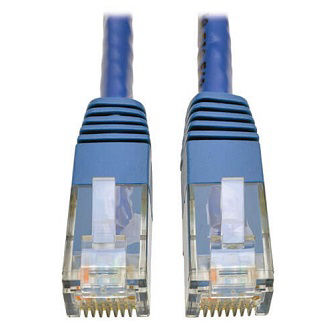 Eaton Cat6 Cable (RJ45 M/M),PoE,Blue,10 ft.