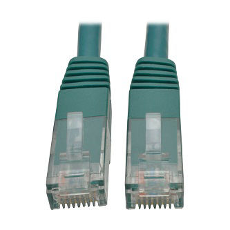 Eaton Cat6 Cable (RJ45 M/M),PoE,Green,10 ft.