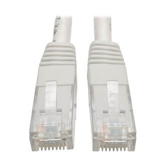 Eaton Cat6 Cable (RJ45 M/M),PoE,White,10 ft.