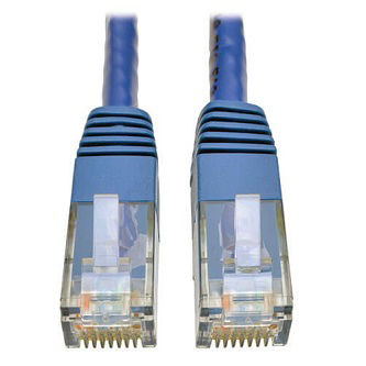 Eaton Cat6 Cable (RJ45 M/M),PoE,Blue,14 ft.