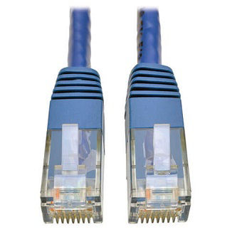 Eaton Cat6 Cable (RJ45 M/M),PoE,Blue,15 ft.