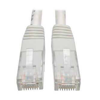 Eaton Cat6 Cable (RJ45 M/M),PoE,White,15 ft.