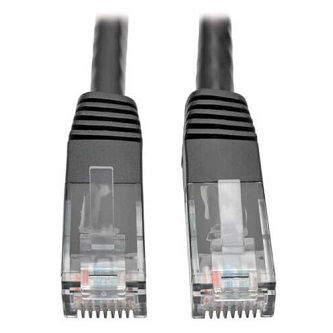 Eaton Cat6 Cable (RJ45 M/M),PoE,Black,20 ft.