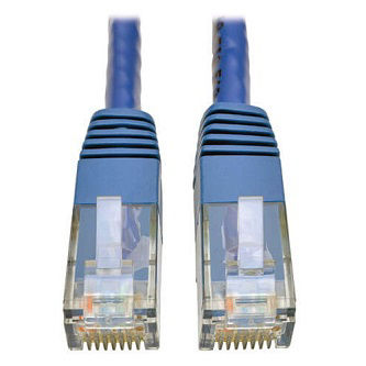 Eaton Cat6 Cable (RJ45 M/M),PoE,Blue,75 ft.