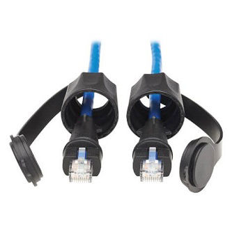 Eaton Cat6 Cable (RJ45 M/M),100W PoE,Blue,23'