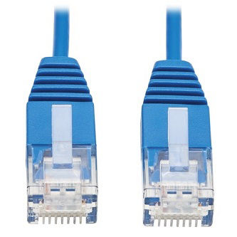 Eaton Cat6 Cable (RJ45 M/M),Blue,1 ft.