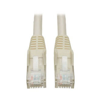 Eaton Cat6 Cable (RJ45 M/M),PoE,White,2 ft.