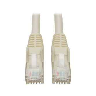 Eaton Cat6 Cable (RJ45 M/M),PoE,White,3 ft.