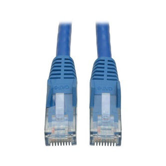 Eaton Cat6 Cable (RJ45 M/M),PoE,Blue,6 ft.