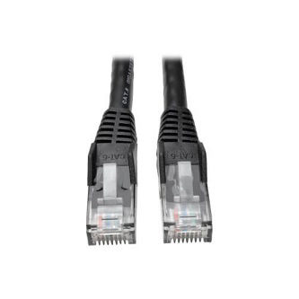 Eaton Cat6 Cable (RJ45 M/M),PoE,Black,7 ft.