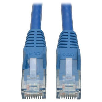 Eaton Cat6 Cable (RJ45 M/M),PoE,Blue,7 ft.