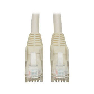 Eaton Cat6 Cable (RJ45 M/M),PoE,White,7 ft.