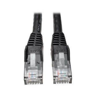 Eaton Cat6 Cable (RJ45 M/M),PoE,Black,14 ft.