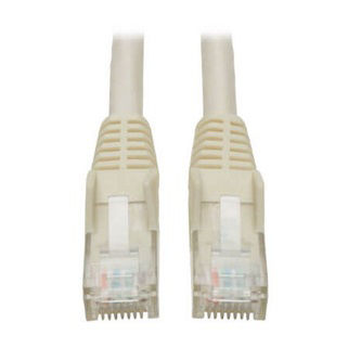 Eaton Cat6 Cable (RJ45 M/M),PoE,White,20 ft.