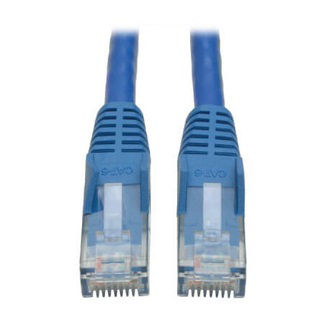Eaton Cat6 Cable (RJ45 M/M),PoE,Blue,25 ft.