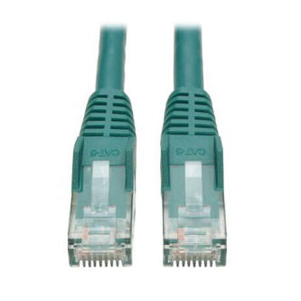 Eaton Cat6 Cable (RJ45 M/M),PoE,Green,25 ft.