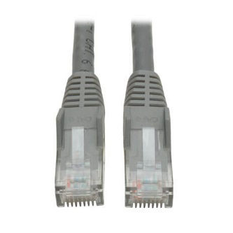 Eaton Cat6 Cable (RJ45 M/M),PoE,Gray,25 ft.