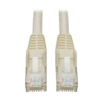 Eaton Cat6 Cable (RJ45 M/M),PoE,White,25 ft.
