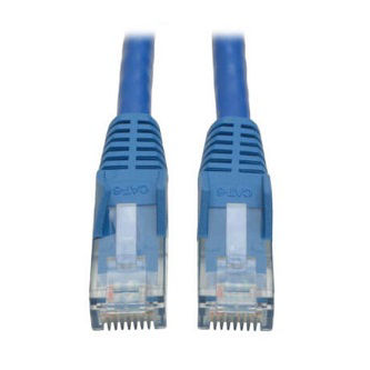 Eaton Cat6 Cable (RJ45 M/M),PoE,Blue,30 ft.
