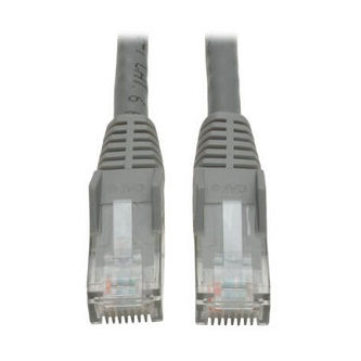 Eaton Cat6 Cable (RJ45 M/M),PoE,Gray,30 ft.