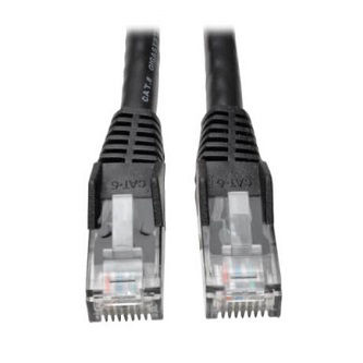 Eaton Cat6 Cable (RJ45 M/M),PoE,Black,35 ft.