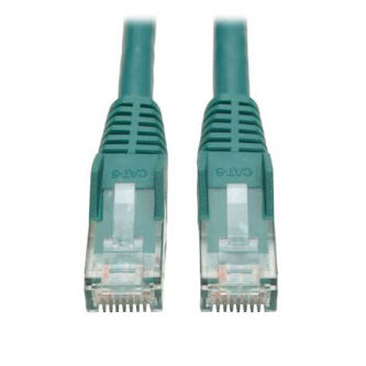 Eaton Cat6 Cable (RJ45 M/M),PoE,Green,35 ft.
