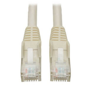 Eaton Cat6 Cable (RJ45 M/M),PoE,White,50 ft.