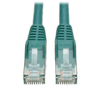 Eaton Cat6 Cable (RJ45 M/M),PoE,Green,6-in.