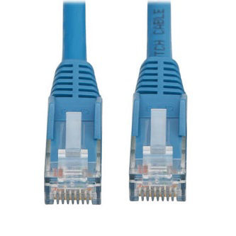 Eaton Cat6 Cable (RJ45 M/M),PoE,Blue,6.6 ft.