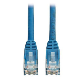 Eaton Cat6 Cable (RJ45 M/M),PoE,Blue,49.2 ft.