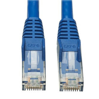 Eaton Cat6 Cable (RJ45 M/M),PoE,CMR-LP,Blue,3'