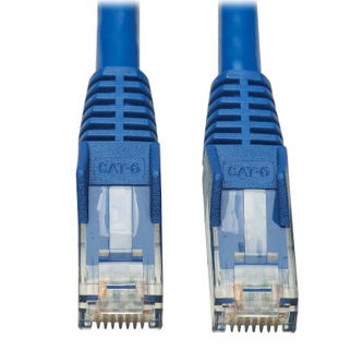 Eaton Cat6 Cable (RJ45 M/M),PoE,CMR-LP,Blue,6'