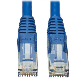 Eaton Cat6 Cable (RJ45M/M),PoE,CMR-LP,Blue,20'