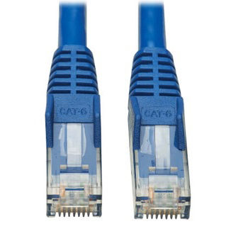 Eaton Cat6 Cable (RJ45M/M),PoE,CMR-LP,Blue,30'