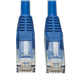 Eaton Cat6 Cable (RJ45M/M),PoE,CMR-LP,Blue,50'