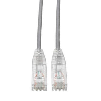 Eaton Cat6 Cable (RJ45 M/M),PoE,Gray,1 ft.
