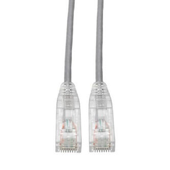 Eaton Cat6 Cable (RJ45 M/M),PoE,Gray,3 ft.