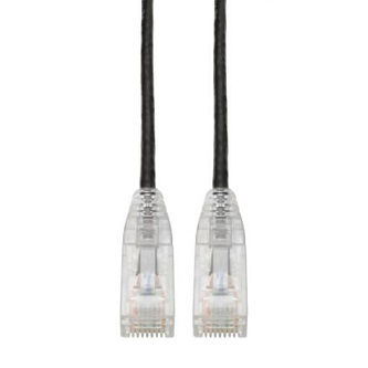 Eaton Cat6 Cable (RJ45 M/M),PoE,Black,5 ft.