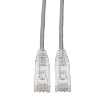 Eaton Cat6 Cable (RJ45 M/M),PoE,Gray,6 ft.