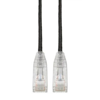 Eaton Cat6 Cable (RJ45 M/M),PoE,Black,7 ft.