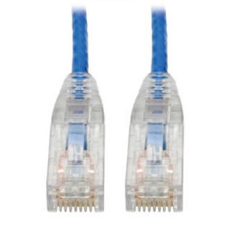 Eaton Cat6 Cable (RJ45 M/M),PoE,Blue,7 ft.