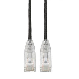 Eaton Cat6 Cable (RJ45 M/M),PoE,Black,10 ft.