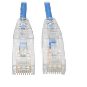 Eaton Cat6 Cable (RJ45 M/M),PoE,Blue,10 ft.