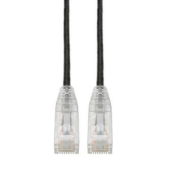 Eaton Cat6 Cable (RJ45 M/M),PoE,Black,15 ft.