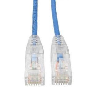 Eaton Cat6 Cable (RJ45 M/M),PoE,Blue,15 ft.