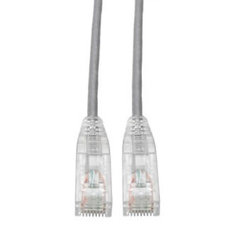 Eaton Cat6 Cable (RJ45 M/M),PoE,Gray,15 ft.