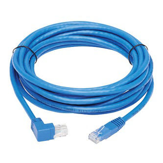 Eaton Cat6 Cable (RJ45 Rt-Ang Up M/M),Blue,20'