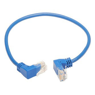 Eaton Cat6 Cable (RJ45 M to RJ45 M),Blue,1 ft.